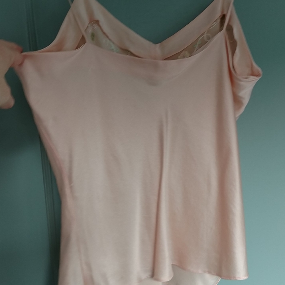 Vintage soft pink 100% silk camisole - Picture 4 of 9